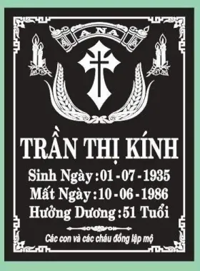 Mẫu bia công giáo