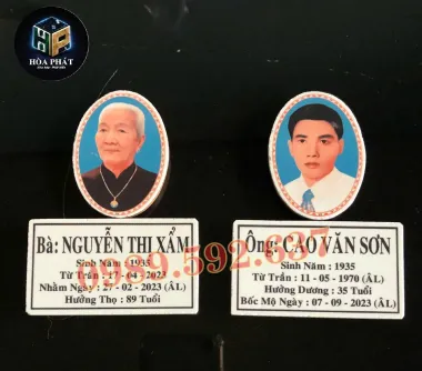 Bảng tên+ hình