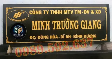 BẢNG HIỆU MẪU 01