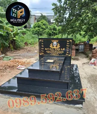 Mộ đá hoa cương mẫu 07