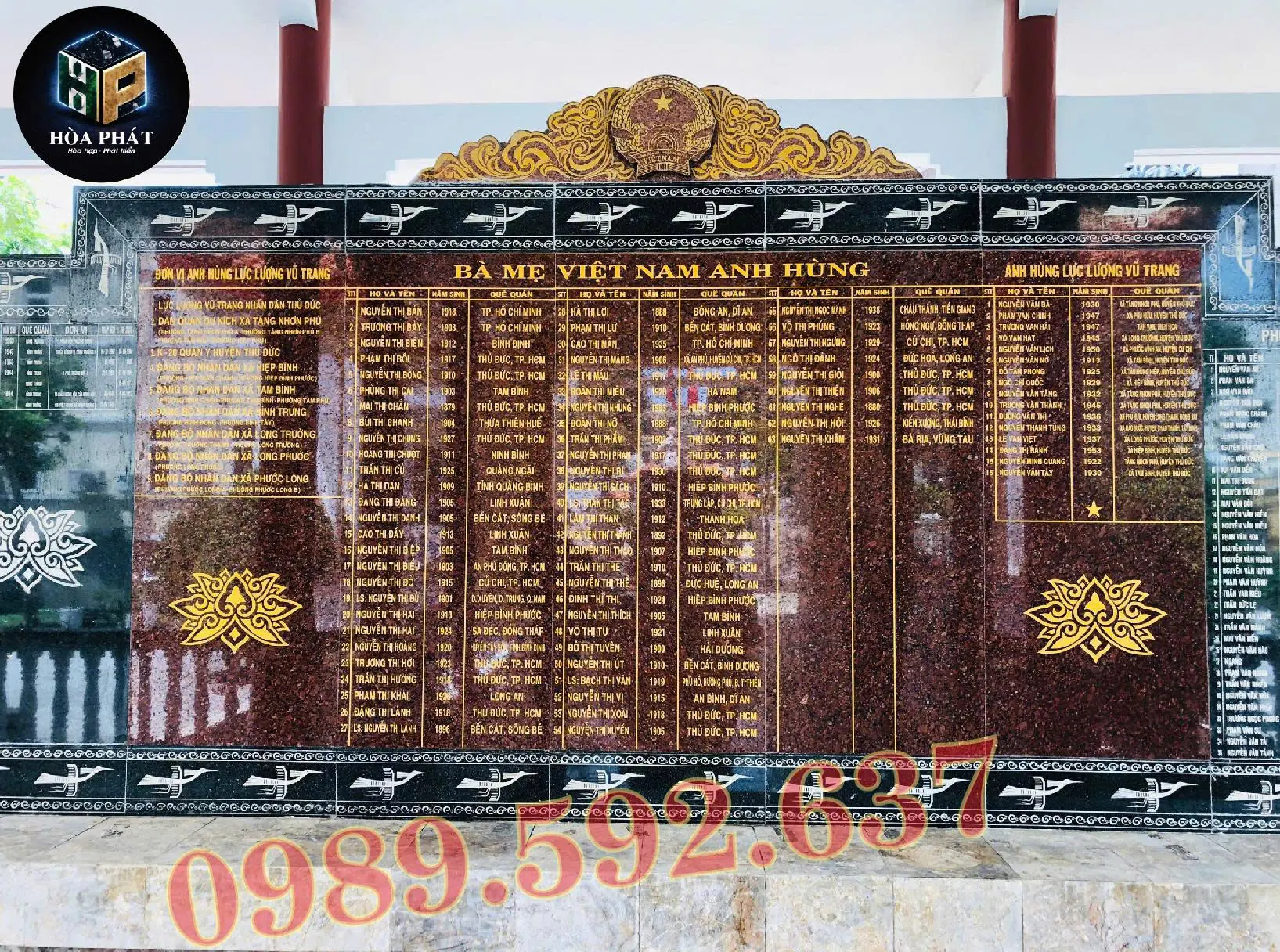 Bảng Liệt Sĩ